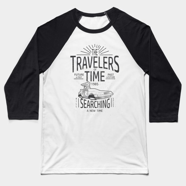 The travelers of time Baseball T-Shirt by Cromanart